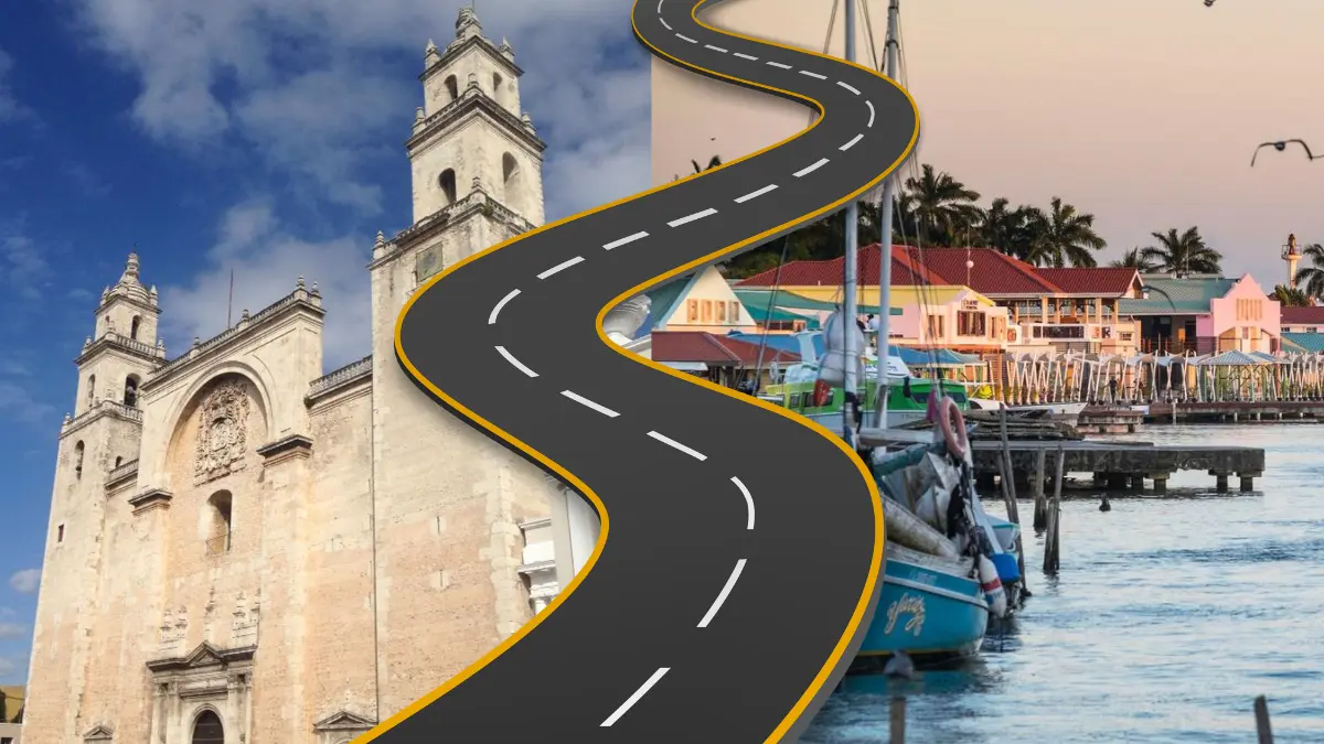 Para llegar de Mérida a Belice hay que conectar con ciudades clave Foto: Canva/Alexis Lara