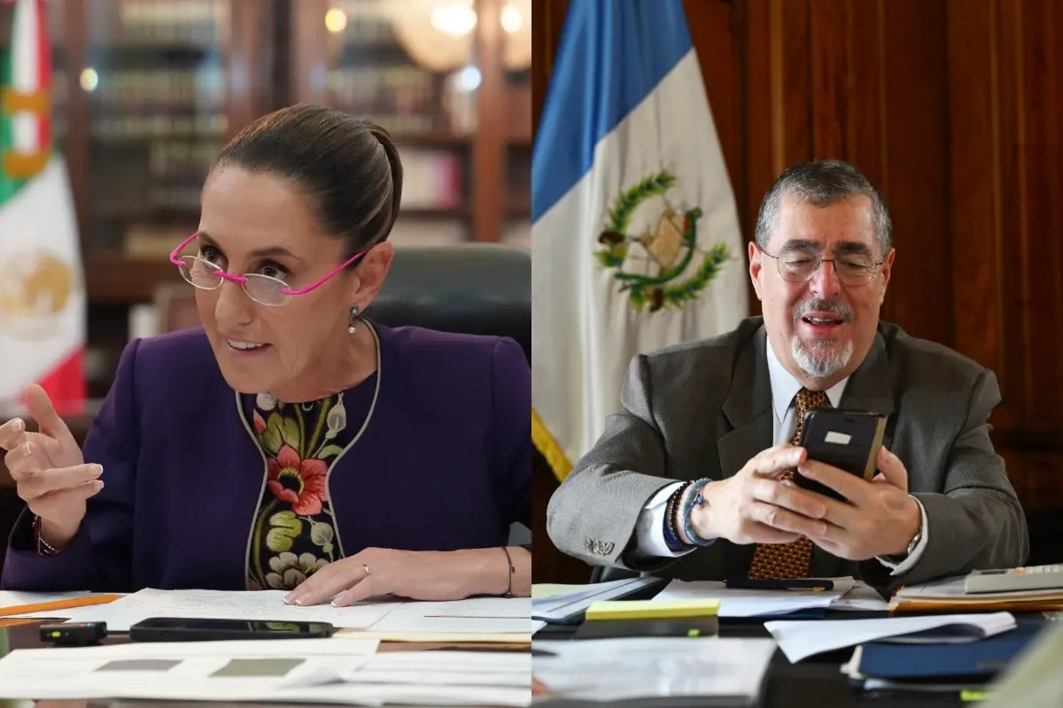 Claudia Sheinbaum y Bernardo Arévalo Foto: Gobierno de México/X(Twitter) @BArevalodeLeon