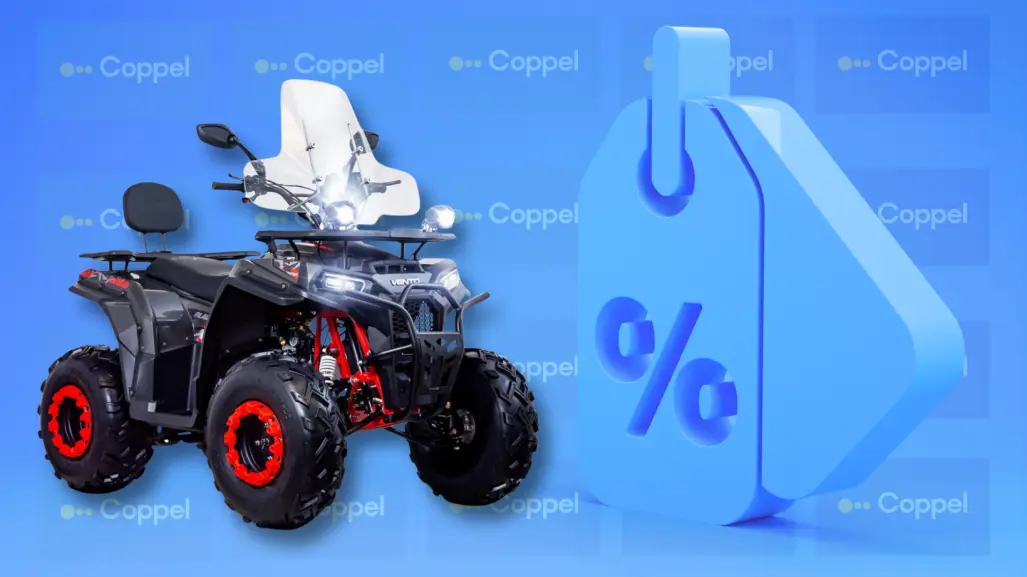Coppel tiene esta cuatrimoto Vento Gladiator 2.0 200 cc 2026 con 13 mil pesos de descuento