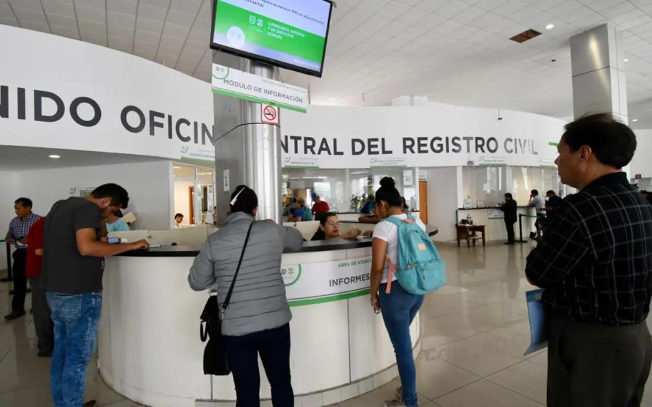 Oficina de Registro Civil de Ciudad de México. Foto: X (@CDMXConsejeria)