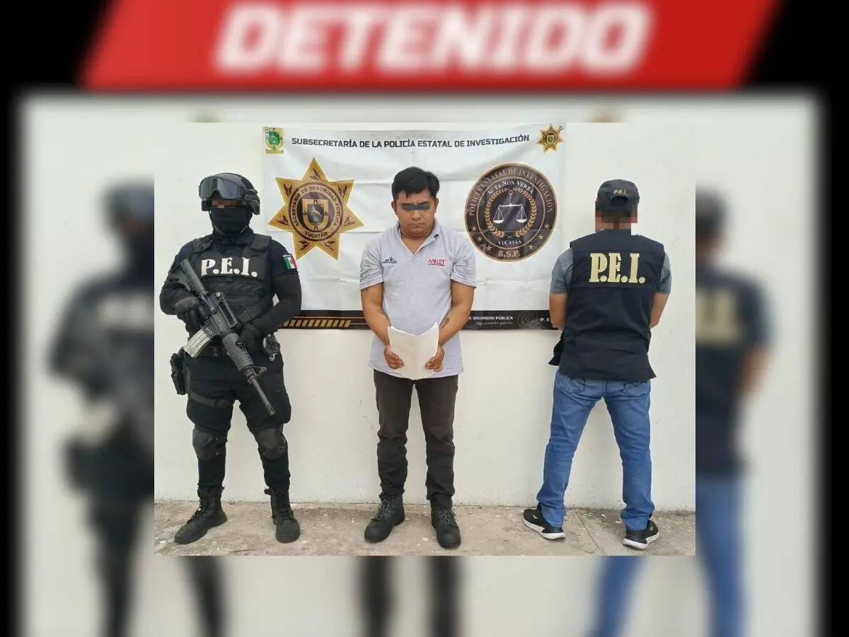 Elementos de la SSP lograron capturar a un sujeto tras ser denunciado por su probable participación en un millonario robo ocurrido en junio del año pasado.- Fuente SSP
