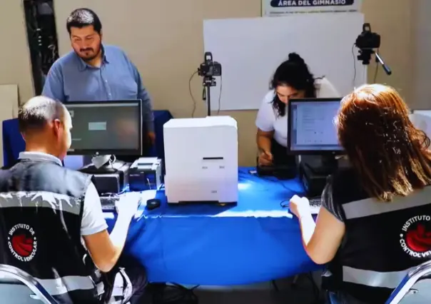 Este es el módulo del Instituto de Control Vehicular que operará hasta el sábado en San Nicolás