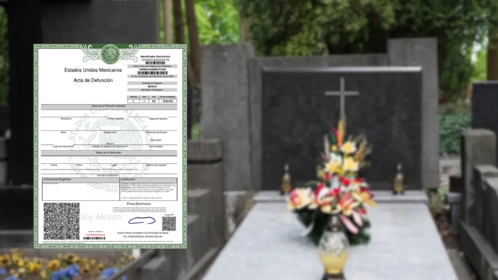 Documentos oficiales: ¿Cuál es la diferencia entre un acta y un registro de defunción? 