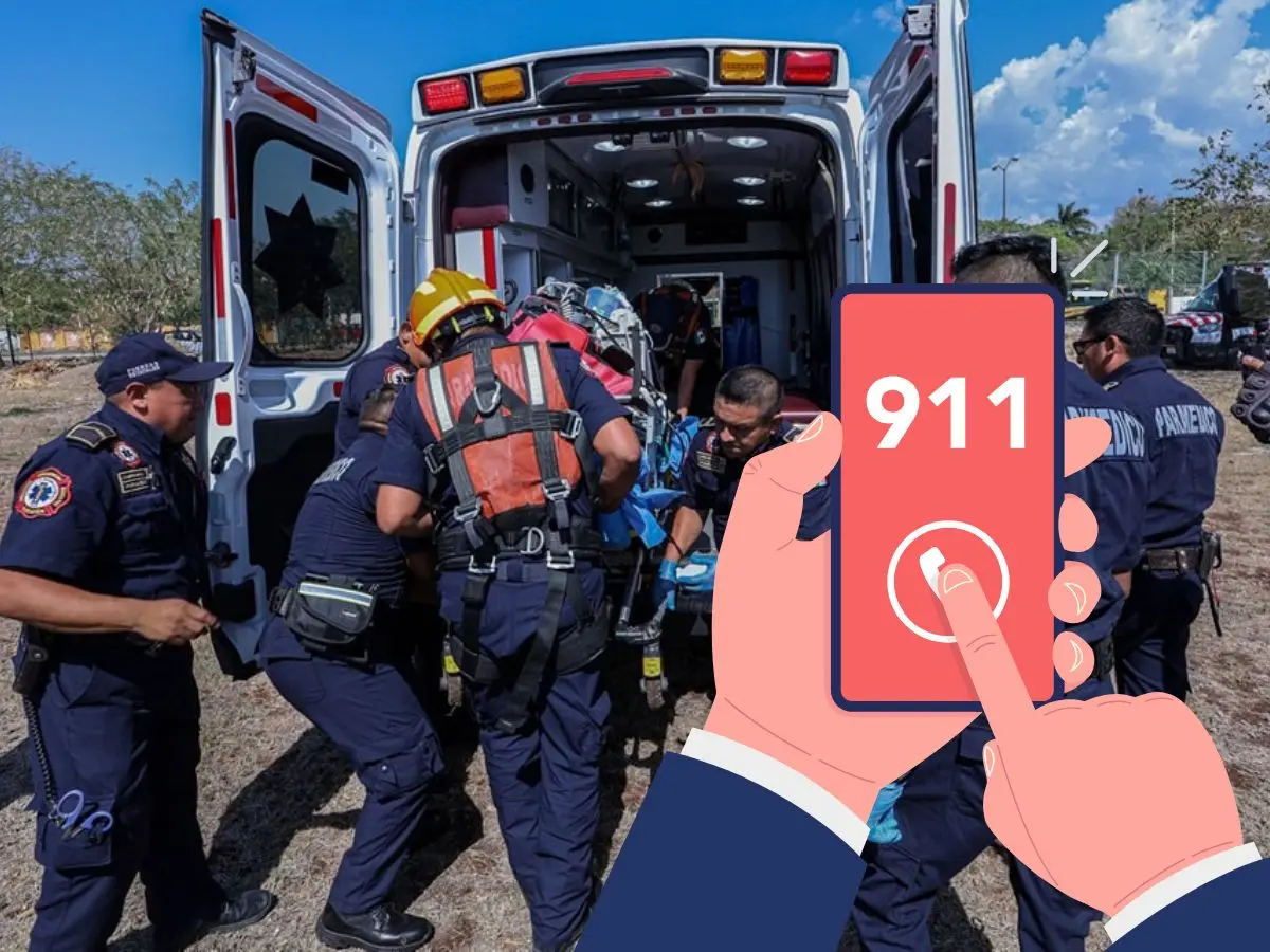 De enero a julio de 2025 la SSP recibió una gran cantidad de llamadas broma o silenciosas al 911 por lo que llamó a la sociedad a usar de forma responsable el número de emergencias.- Fuente SSP y Canva