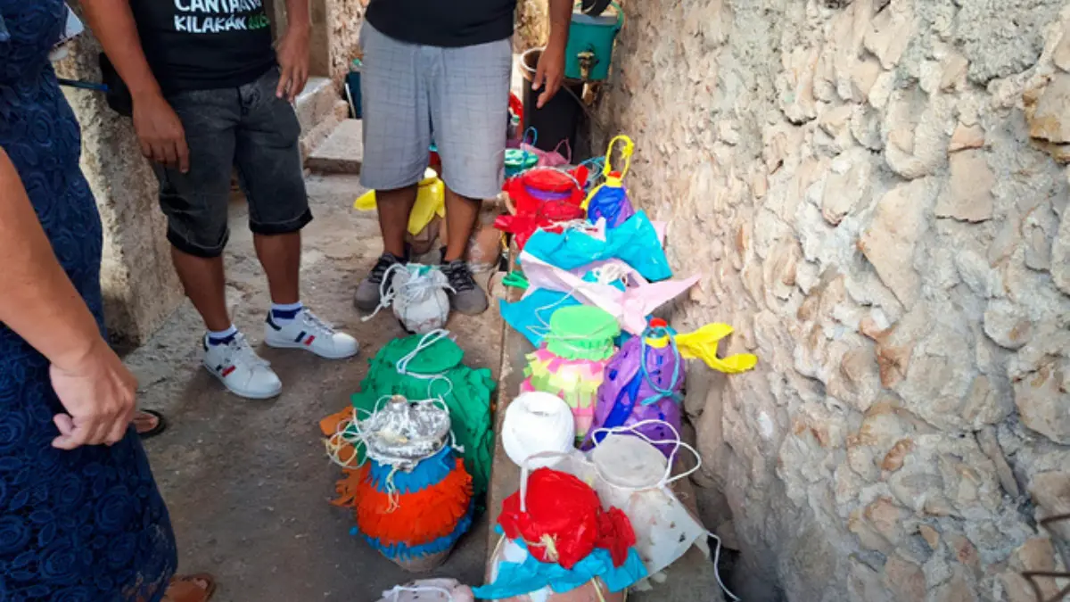 Los videos de esta extraña tradición se difundieron en las redes sociales Foto: Profepa