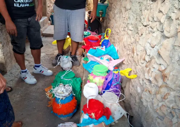 Investigan uso de serpientes e iguanas vivas como "piñatas" en festejos en Calkiní, Campeche