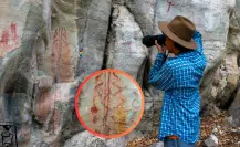 Buscan proteger el patrimonio de las pinturas rupestres de Durango