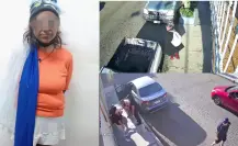 Detienen a mujer captada en video agrediendo a madre con bebé en brazos