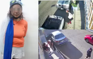 Detienen a mujer captada en video agrediendo a madre con bebé en brazos