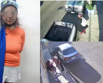 Detienen a mujer captada en video agrediendo a madre con bebé en brazos