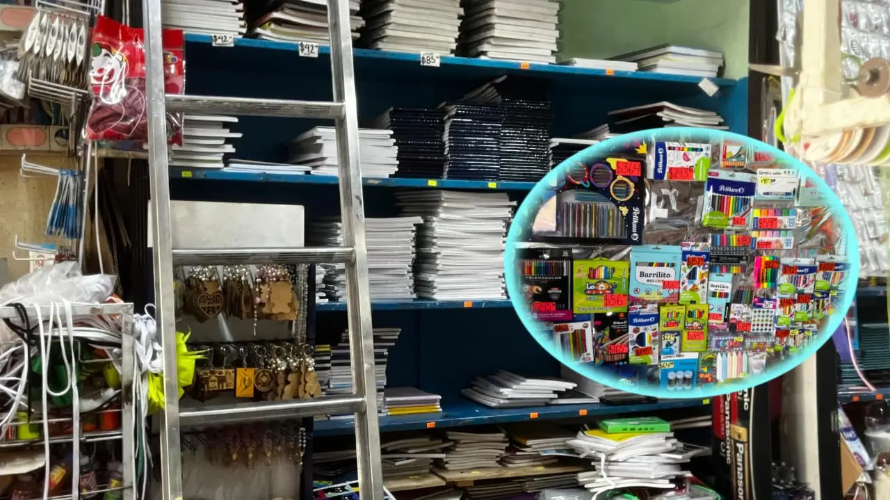 Foto: Alejandro Ávila | Se acerca el regreso a clases y hay que surtir las listas de útiles escolares, algunas papelerías de Durango ya se preparan para esta temporada.