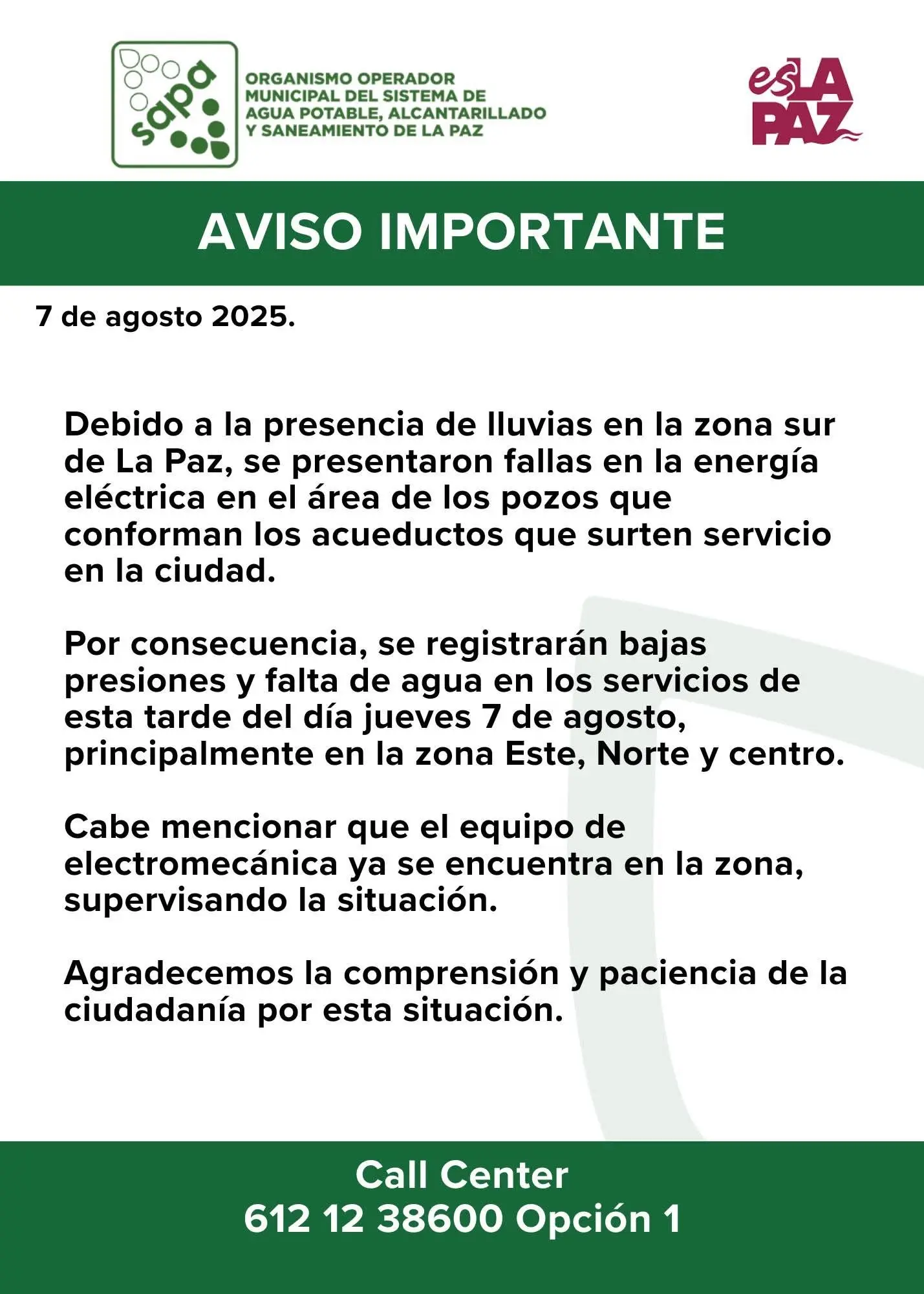 Foto: Sapa La Paz / Facebook.