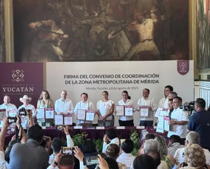 Firman convenio para el desarrollo integral de la Zona Metropolitana de Mérida