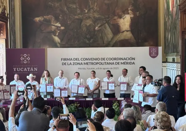 Firman convenio para el desarrollo integral de la Zona Metropolitana de Mérida