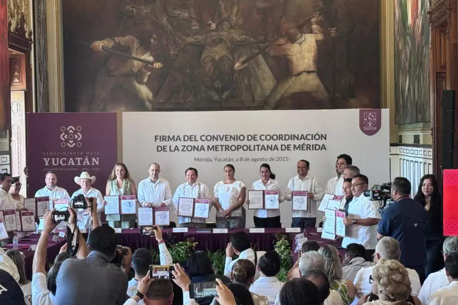 Firman convenio para el desarrollo integral de la Zona Metropolitana de Mérida