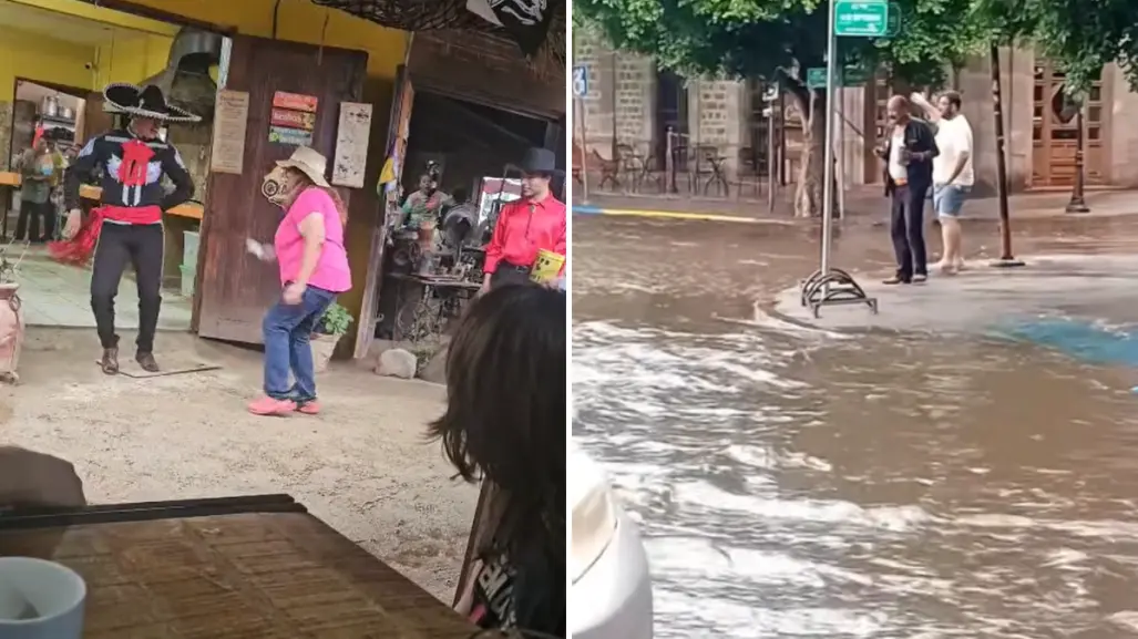 De bailar bajo la lluvia a pescar en un arroyo: así celebró La Paz el fin de la sequía