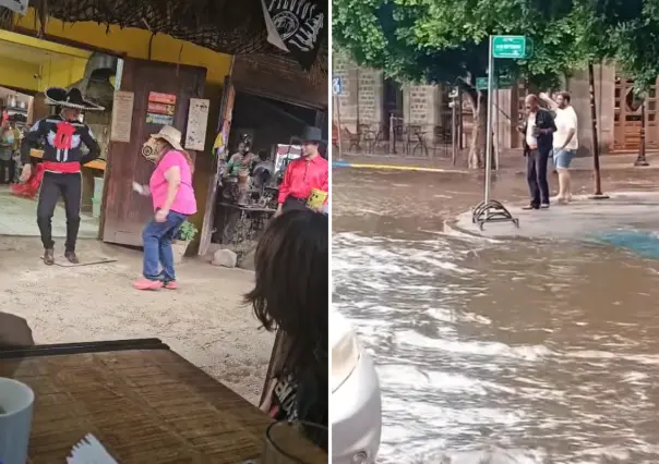 De bailar bajo la lluvia a pescar en un arroyo: así celebró La Paz el fin de la sequía