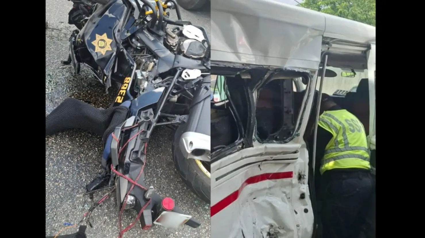 ¿Cómo ocurrió el accidente de tránsito en el Centro de Mérida? Foto: SSP | Canva