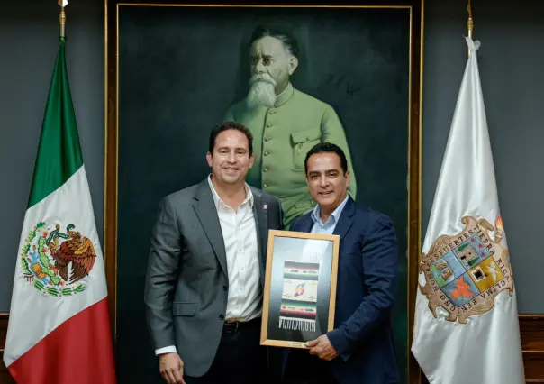 Javier Díaz comparte proyectos de Saltillo con alcalde de Durango