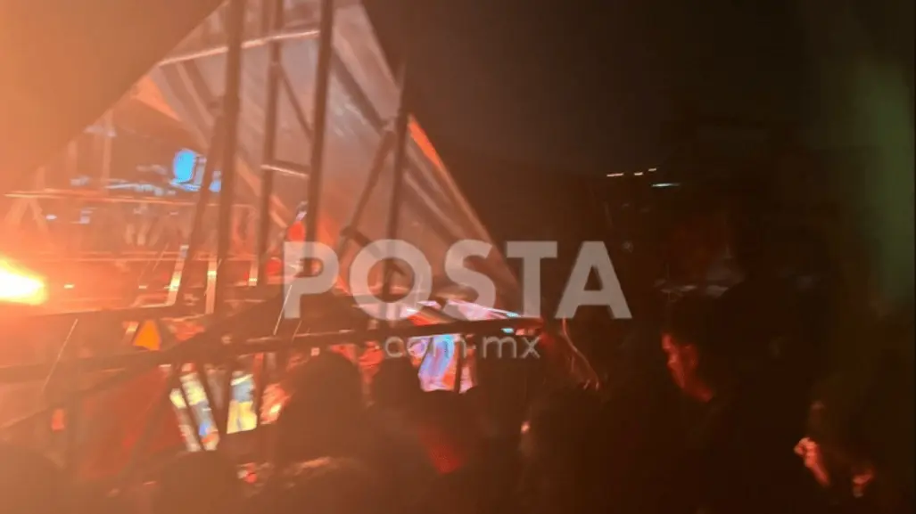 Vinculan a funcionarios por caída de templete en San Pedro