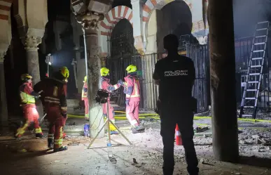 Video l Así quedó la Mezquita de Córdoba tras el incendio