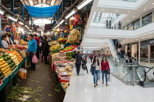 Mercados tradicionales vs centros comerciales en CDMX: ¿Qué está desapareciendo?