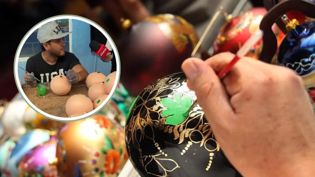 El pueblo de la Navidad acelera producción de esferas para la mejor temporada