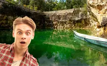 Este es el cenote cerca de Cancún donde se hallaron dientes de megalodón Este es el cenote cerca de Cancún donde se hallaron dientes de megalodón