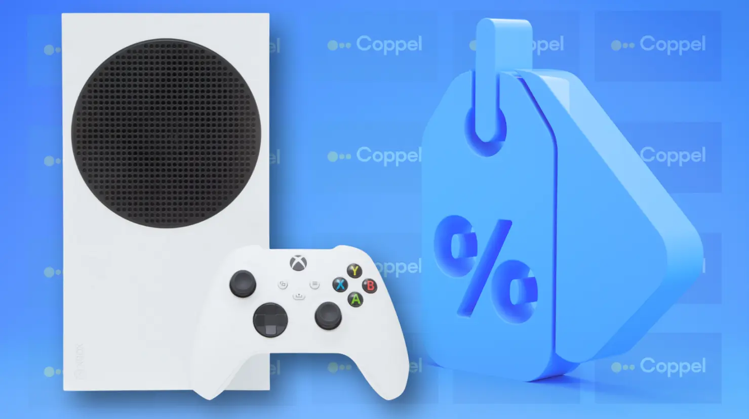 La Xbox Series S 512 GB en Coppel combina rendimiento veloz y gráficos impresionantes para disfrutar tus videojuegos favoritos. Foto: Canva