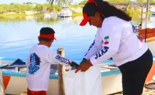 Retiran casi media tonelada de basura del puerto San Crisanto–Chabihau en Yucatán