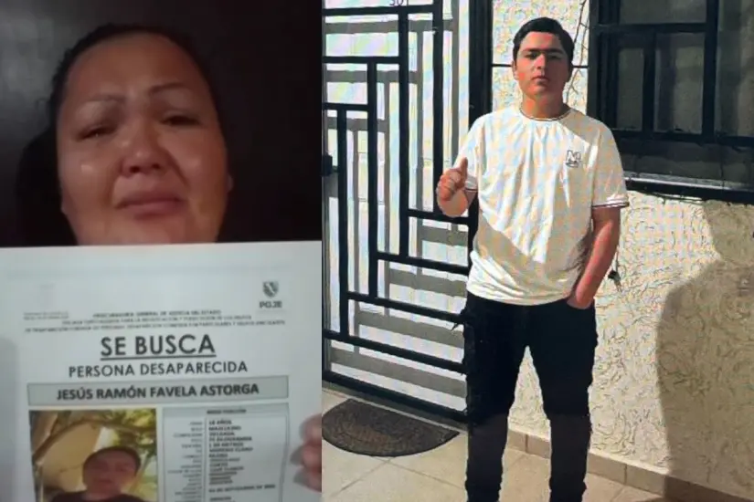La madre de Jesús Ramón pide ayuda para encontrar a su hijo. Foto: Facebook / Búsqueda x La Paz