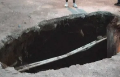 Municipio del Edomex que se está viendo constantemente afectado por socavones