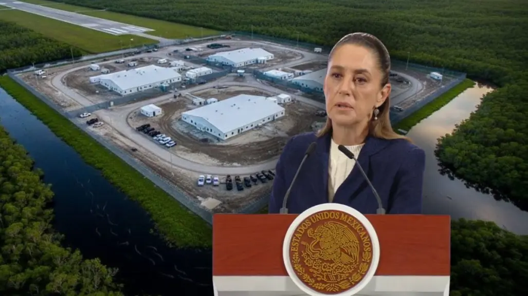 81 mexicanos en centro de detención "Alligator Alcatraz"; Claudia Sheinbaum asegura apoyo consular