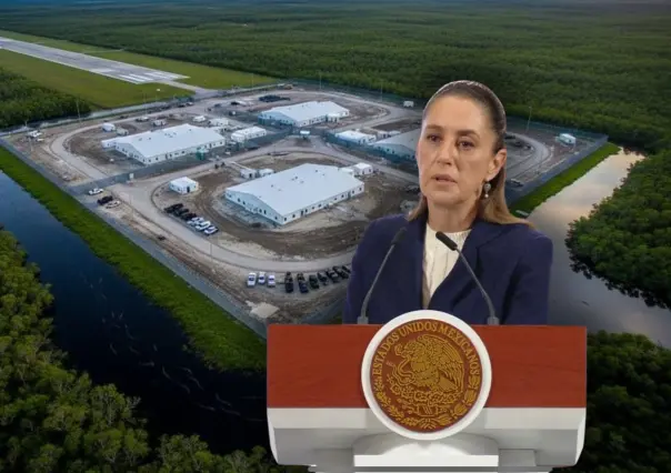 81 mexicanos en centro de detención "Alligator Alcatraz"; Claudia Sheinbaum asegura apoyo consular