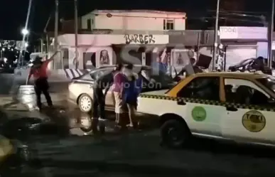 Choque deja dos menores lesionados en zona norte de Monterrey