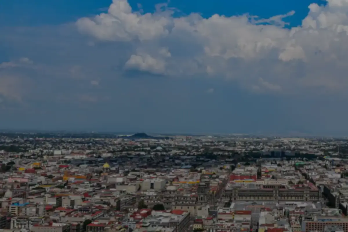 Foto aérea de la CDMX. Foto: X (@GobCDMX)