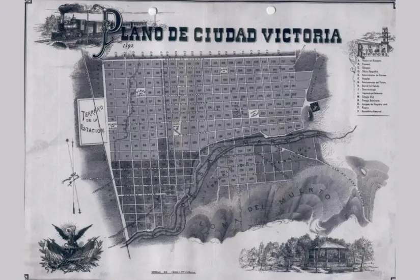 Plano de Ciudad Victoria | Foto: Ramón Sánchez