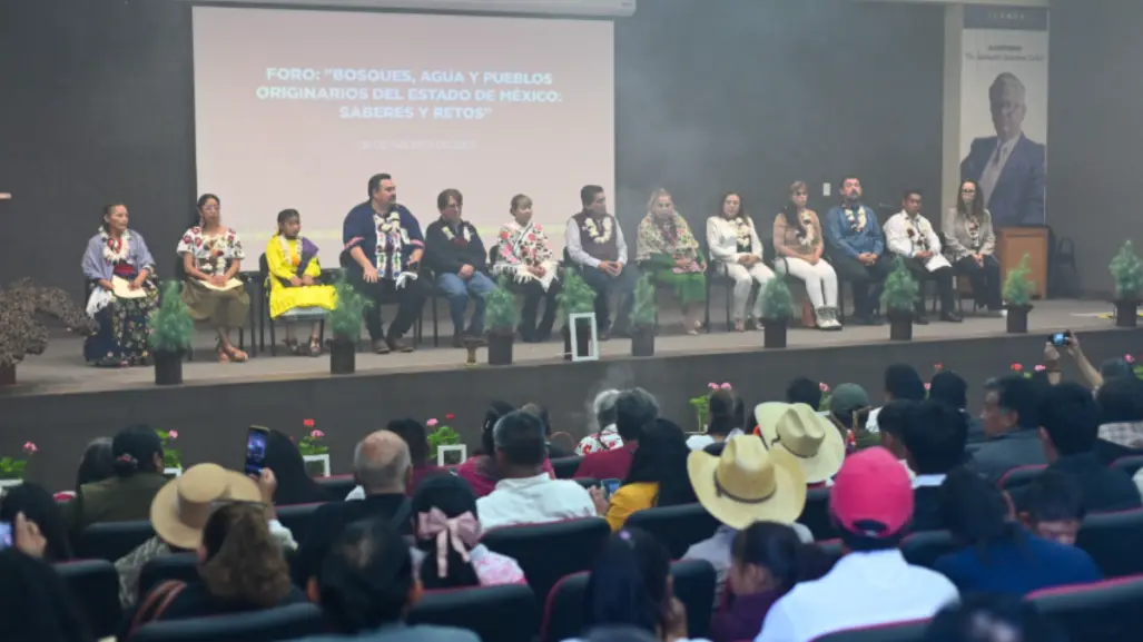 Indígenas del Edomex son reconocidos por su labor en la conservación de bosques y agua