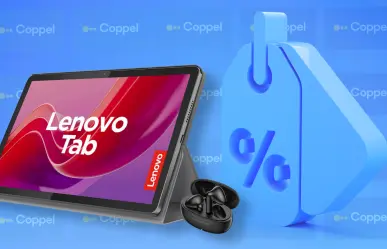 Coppel tiene esta Tablet Lenovo con audífonos con el 58% de descuento