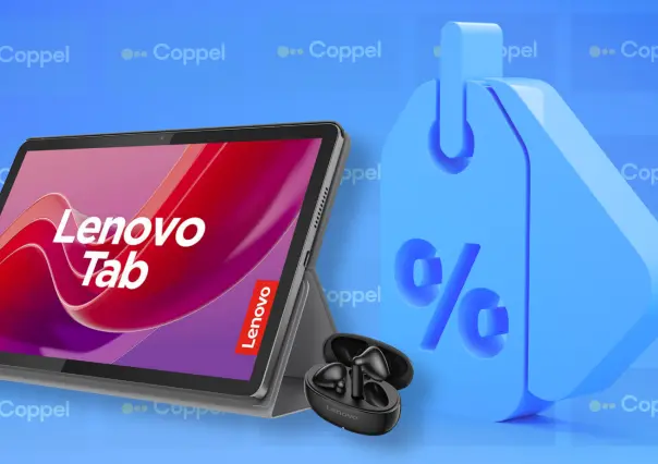 Coppel tiene esta Tablet Lenovo con audífonos con el 58% de descuento