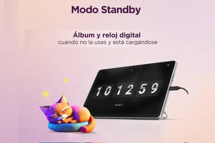La tablet Lenovo de 10.1 pulgadas en Coppel combina potencia y accesorios ideales para trabajar y divertirse todos los días. Foto: Canva