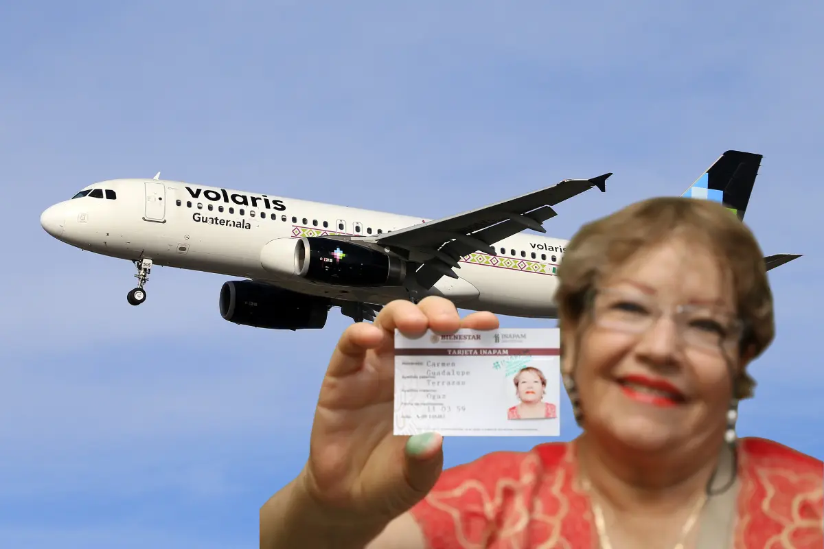 En el Día del Abuelo, vuela barato con la tarjeta del INAPAM en 3 aerolíneas. Foto: Canva | Ayto., de Juárez