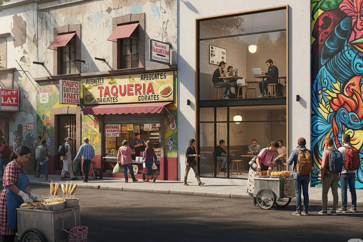 Gentrificación en CDMX    Foto: creada con IA