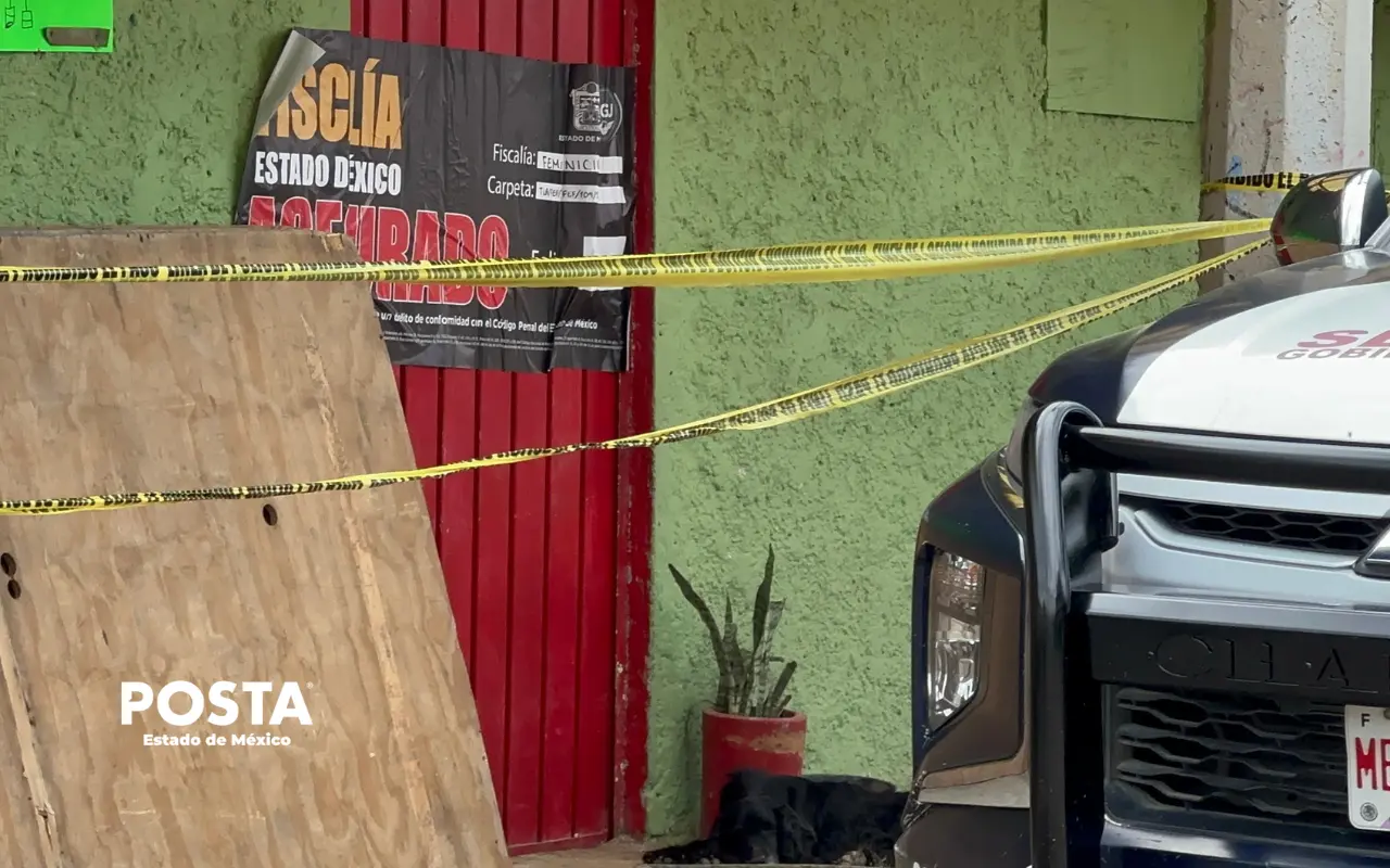 Domicilio donde fue asesinada una niña de 12 años. Foto: Juan Manuel López