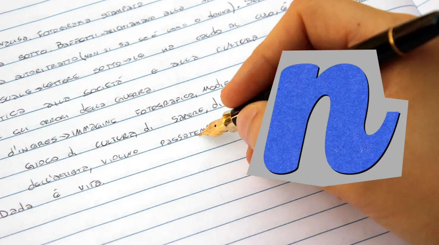 La forma en que escribes la letra N revela si eres caprichoso, según la grafología. Foto: Canva.