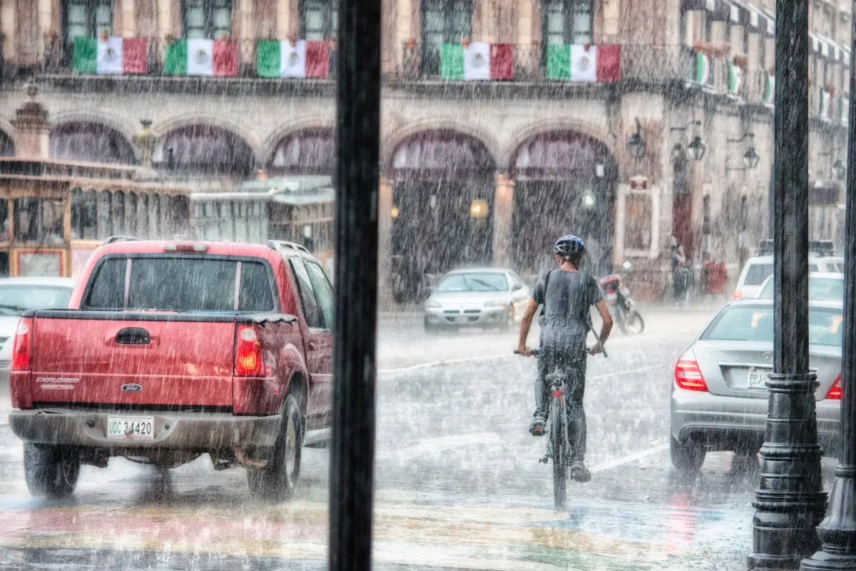 Se registran lluvias en la CDMX. Foto: Canva