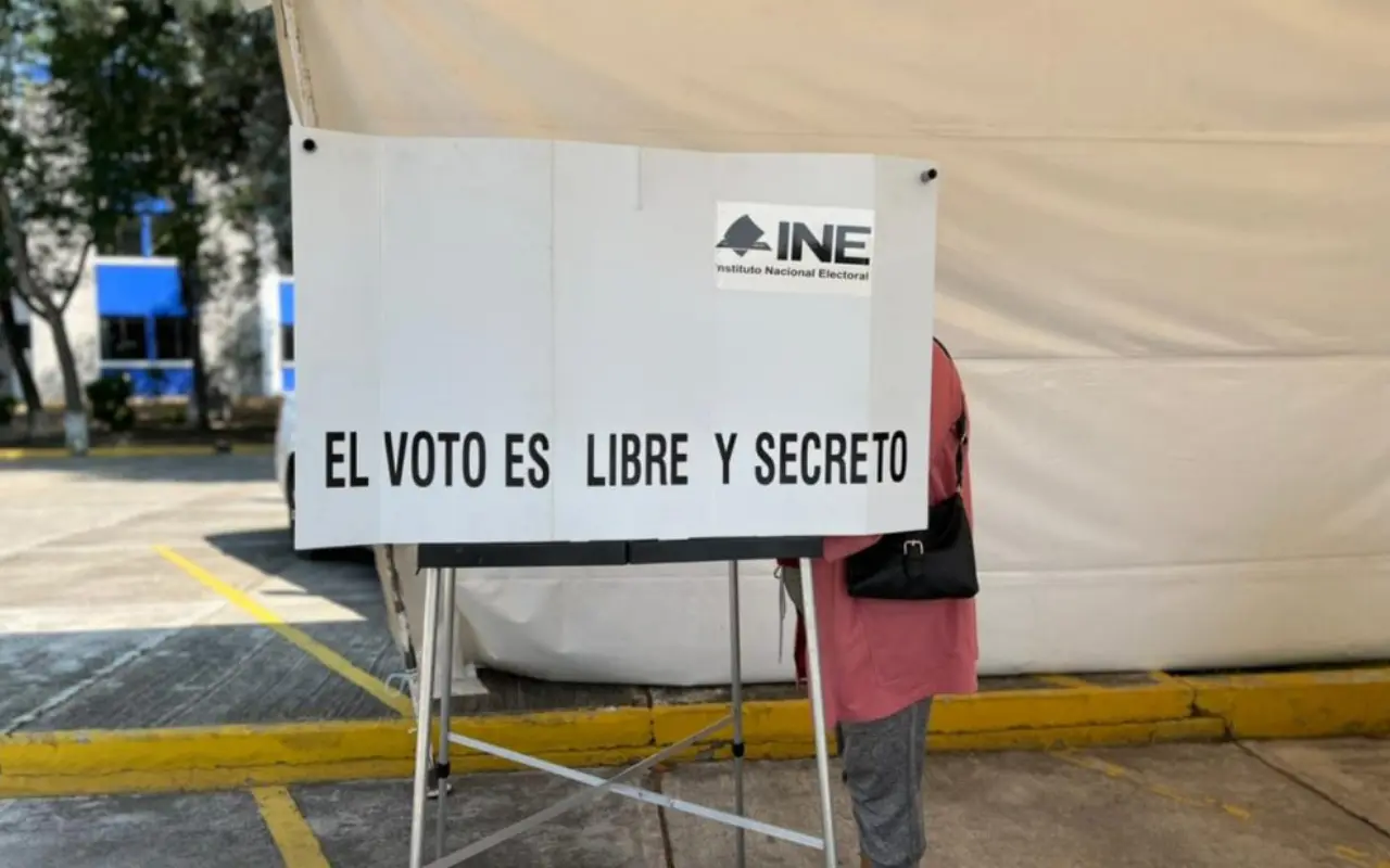 Casilla de votación. Foto: INE
