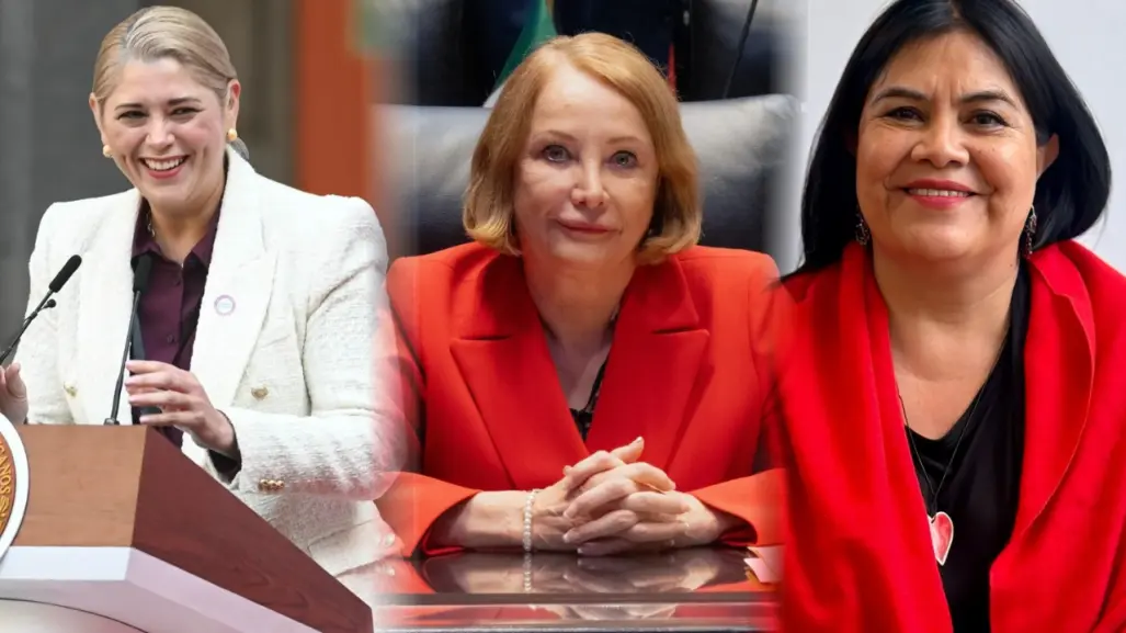 ¿Quiénes son las 3 mujeres que podrían presidir el Senado y sustituir a Gerardo Fernández Noroña?