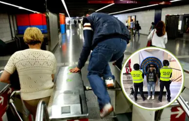 Metro CDMX detiene a mujer que saltó torniquetes y advierten que aplicarán todo el rigor