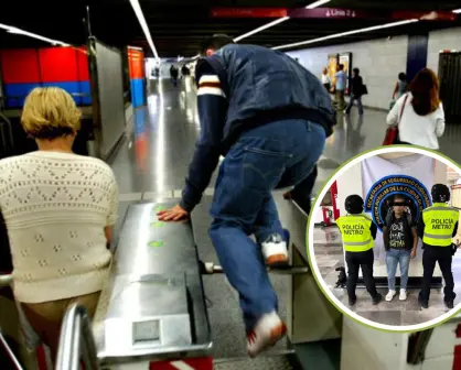 Metro CDMX detiene a mujer que saltó torniquetes y advierten que aplicarán todo el rigor